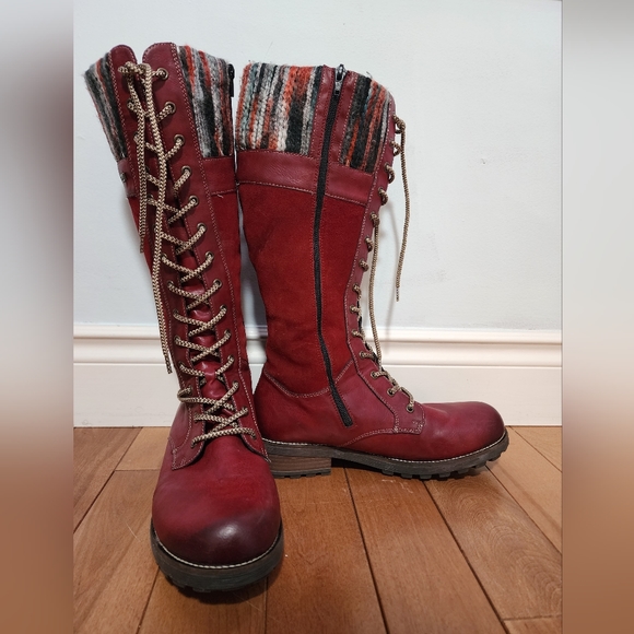 Size 43 Rieker Fall Boot 2 inch heel - Picture 1 of 4